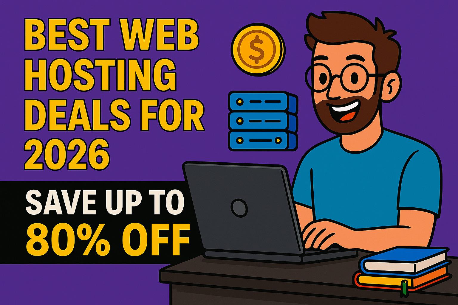 🌐 Best Web Hosting Deals for 2026 — Save Up to 80% on Your First Purchase 💰
